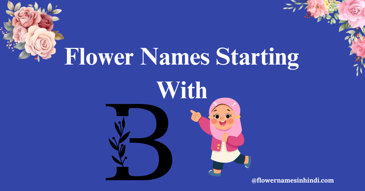 Flower Names Starting With B