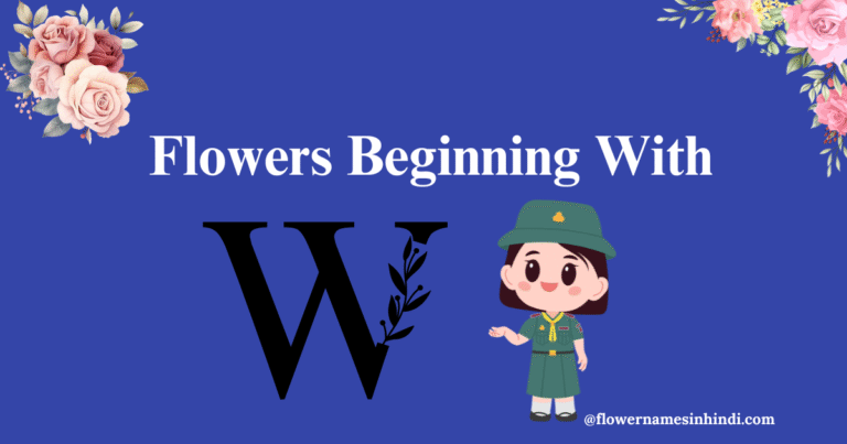 Flowers beginning with W