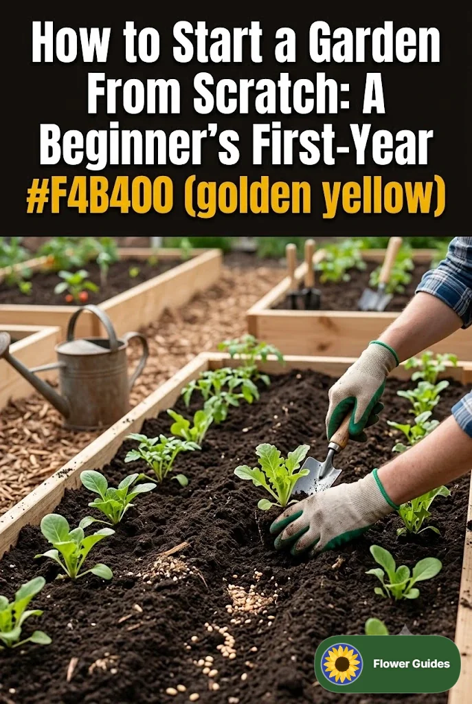 How to Start a Garden From Scratch: A Beginner’s First-Year Plan